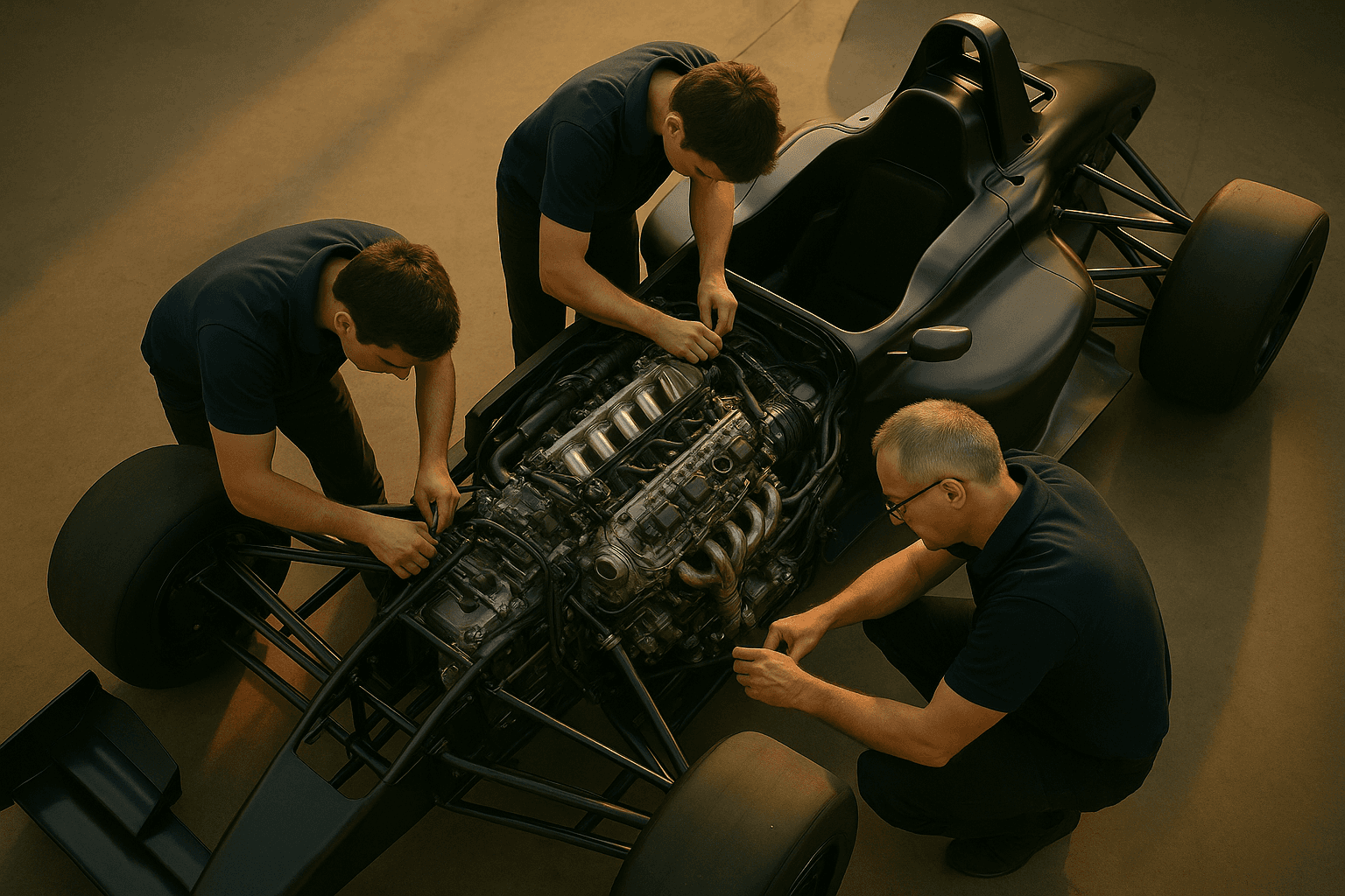 Coach explaining stuff to an athlete