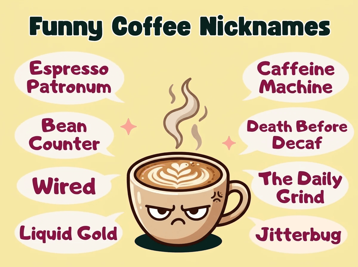 Group Names - espresso yourself coffee pun
