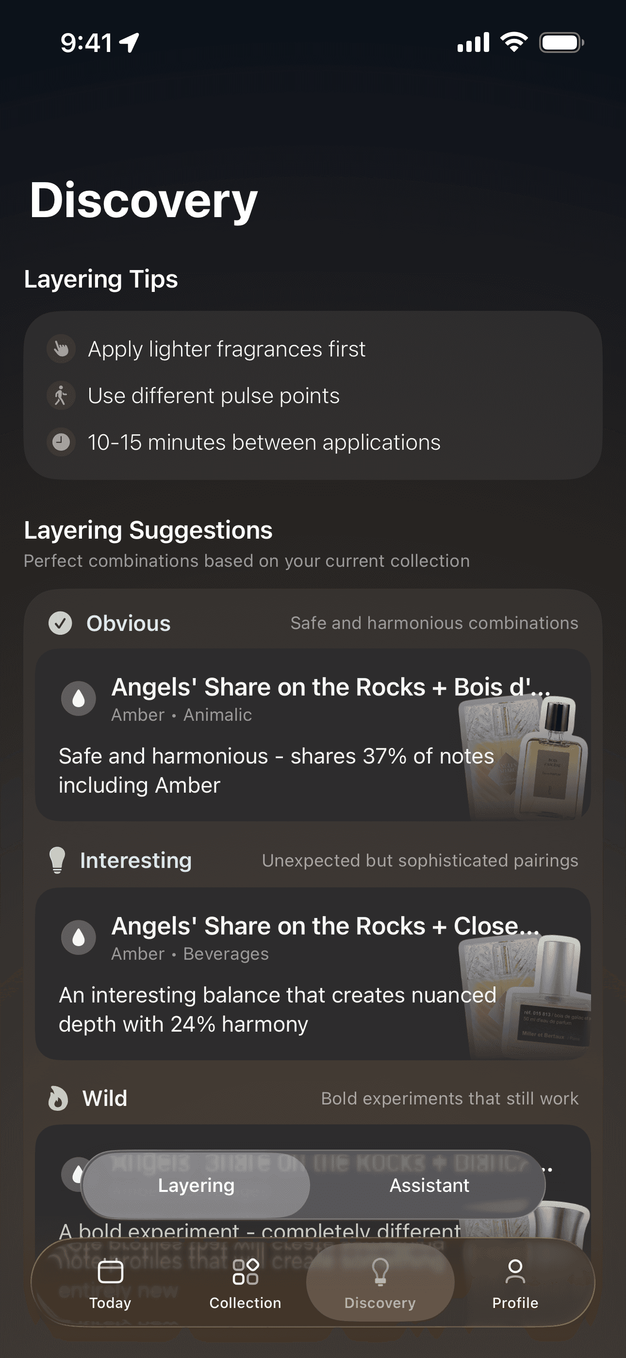 Perfume Details view