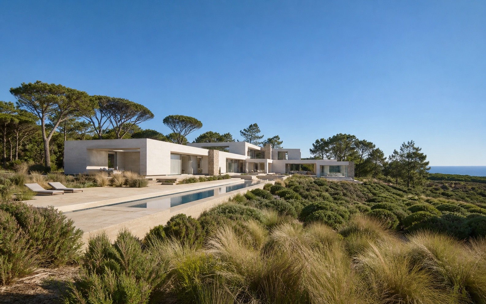 Casa Mirante, exterior view in Melides, Portugal