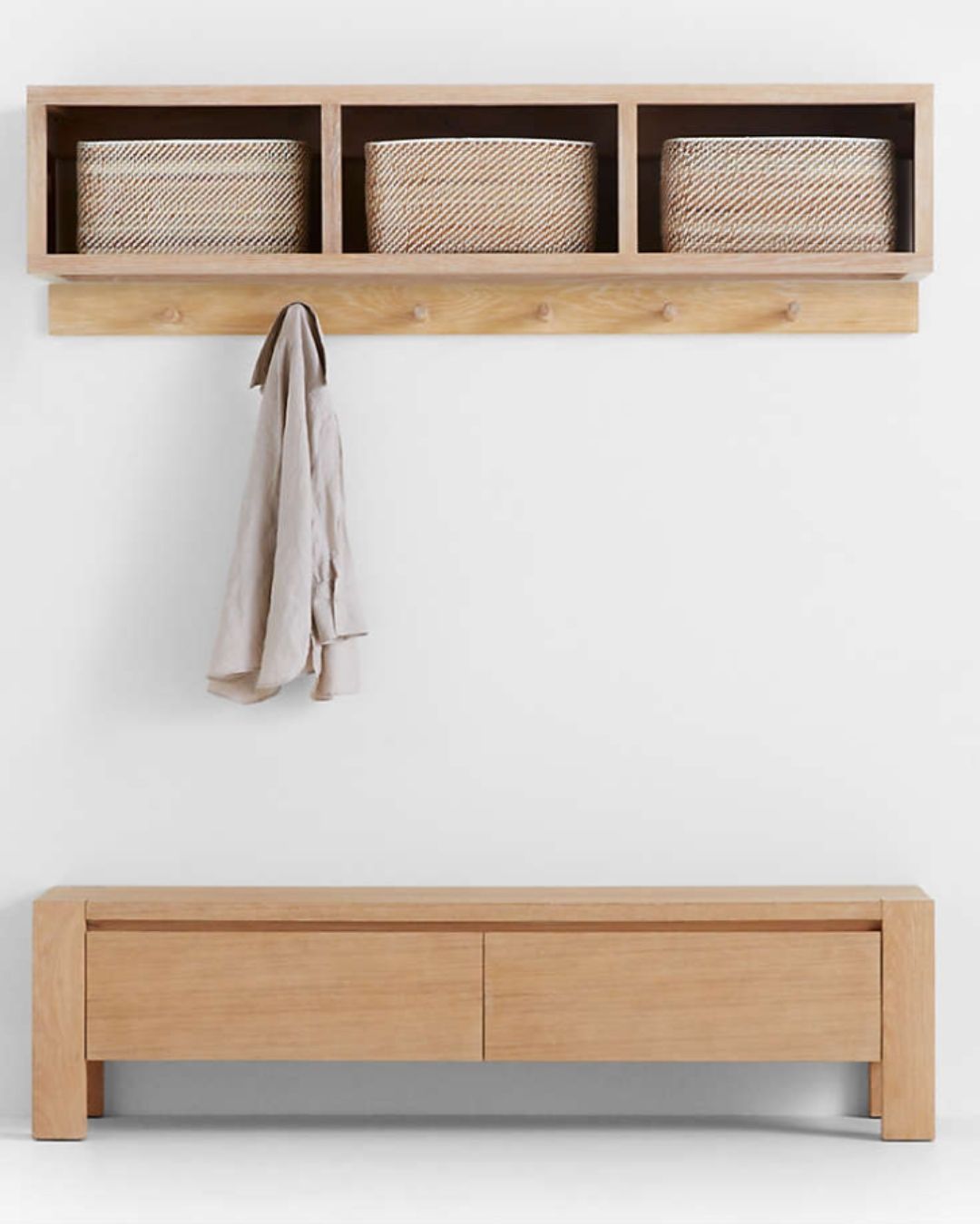 Contemporary Coat Rack and Bench