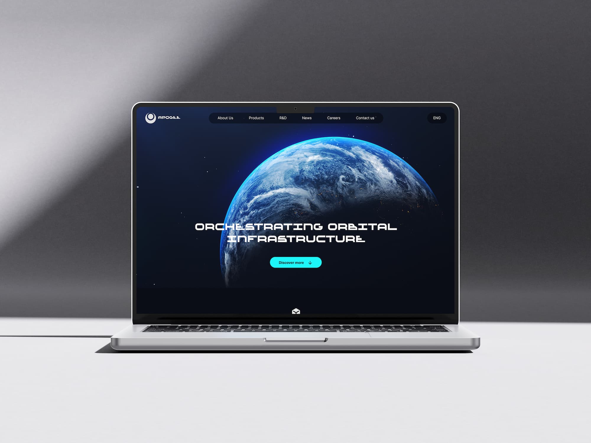 Mockup Homepage APOGEE Tema