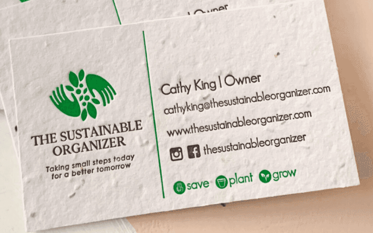 good stock paper business card