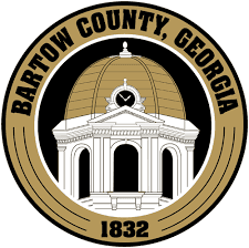 Official seal of Bartow County, Georgia, featuring a historic dome structure and the year 1832.