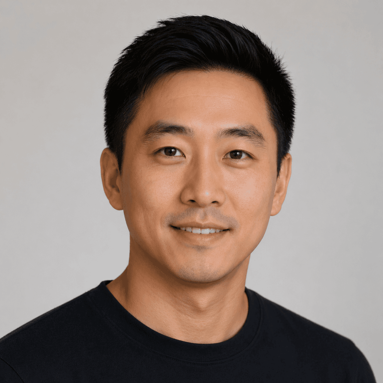 African lady smiling