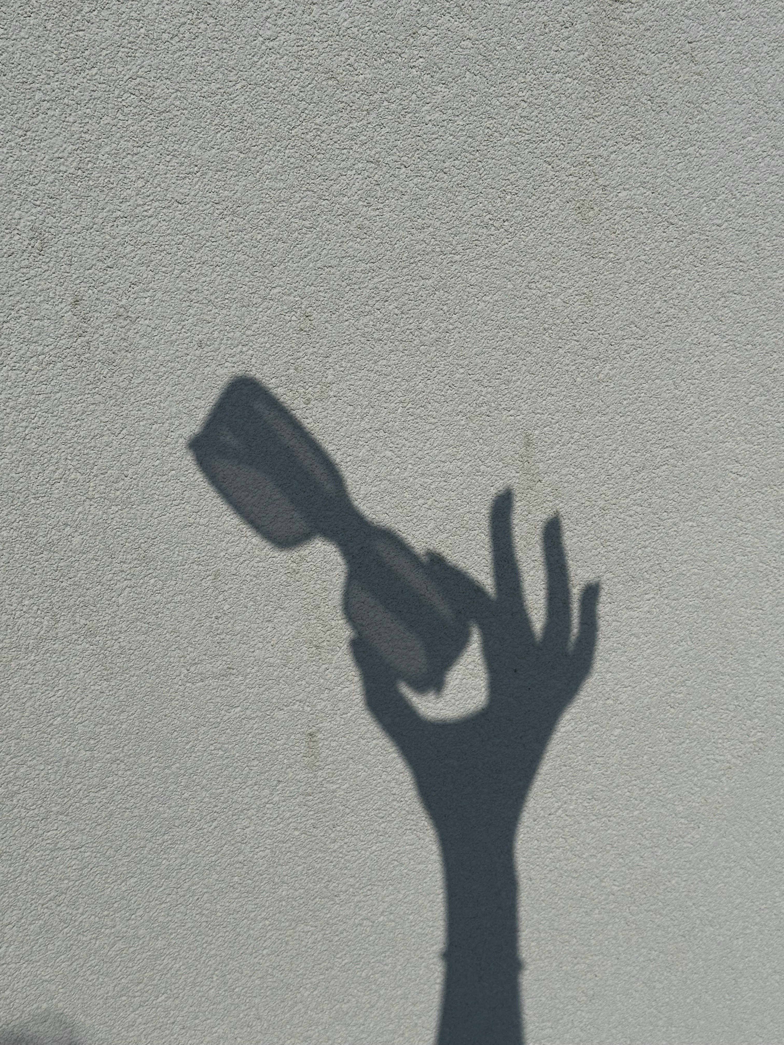 Photo of a silhouette holding sunglasses