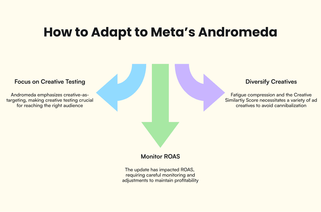 Infographog on how to adapt to Meta's Andromeda update
