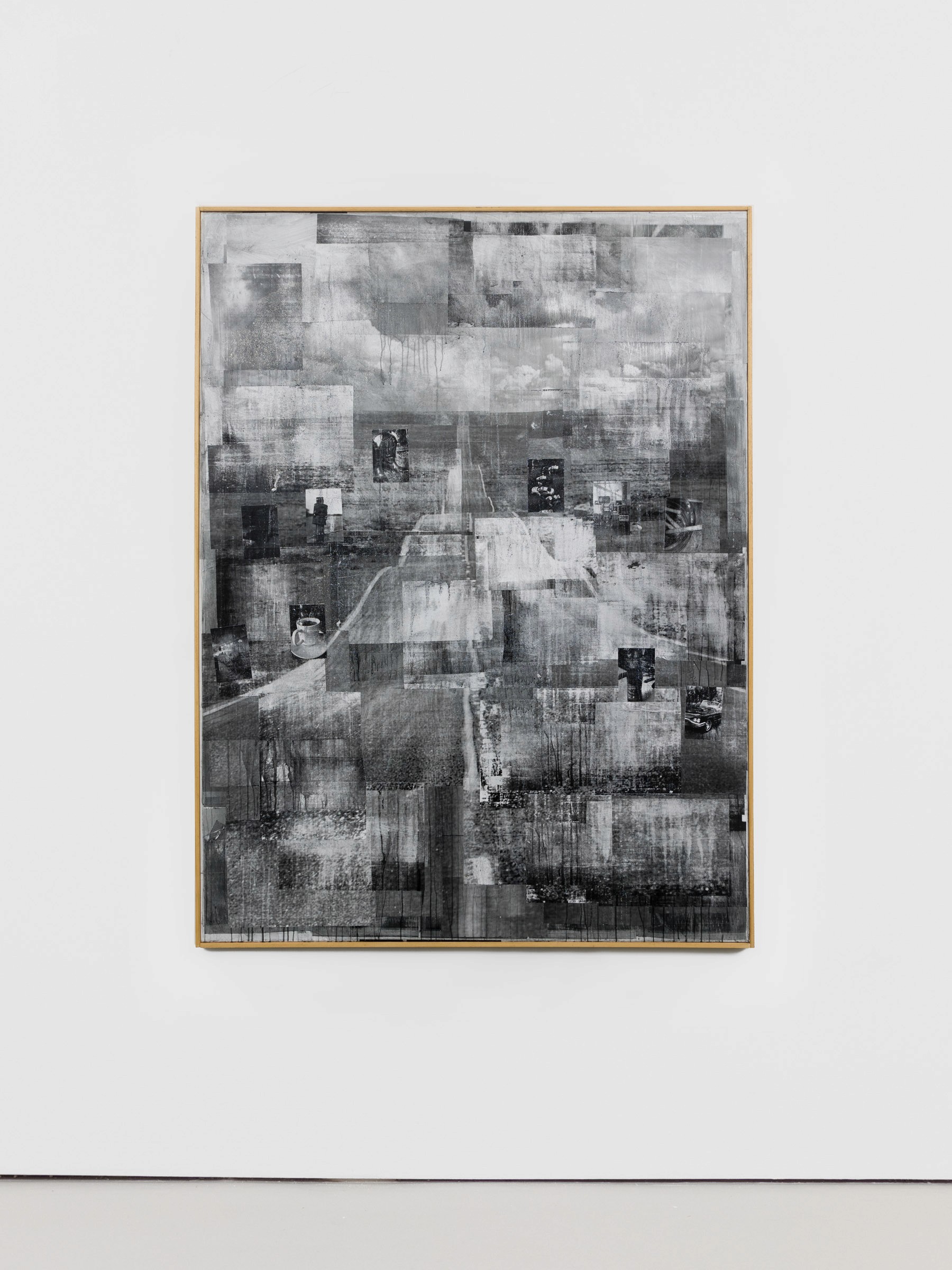 Nicholas Cheveldave artwork collage on canvas