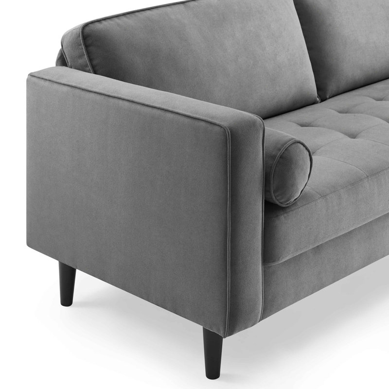 Elegant modern design sofa with an 81.5-inch frame, ideal for creating a sophisticated and inviting atmosphere in your home.