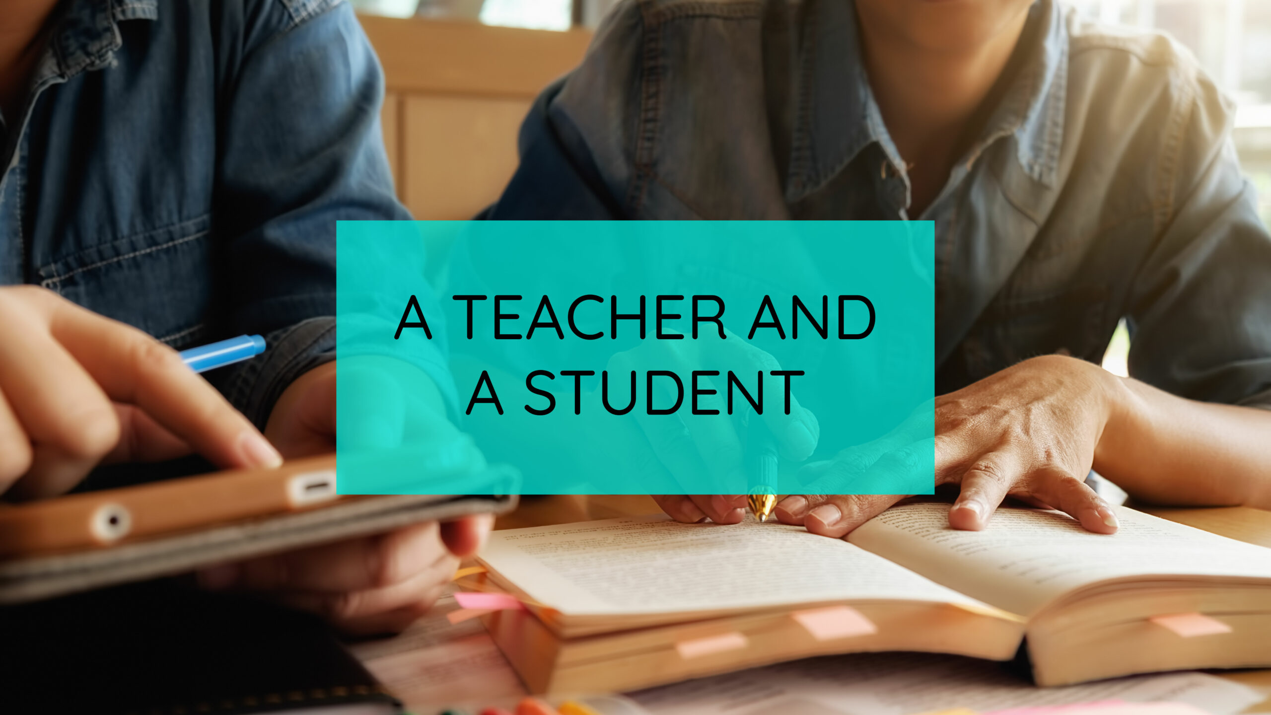 A Teacher and a Student Cover