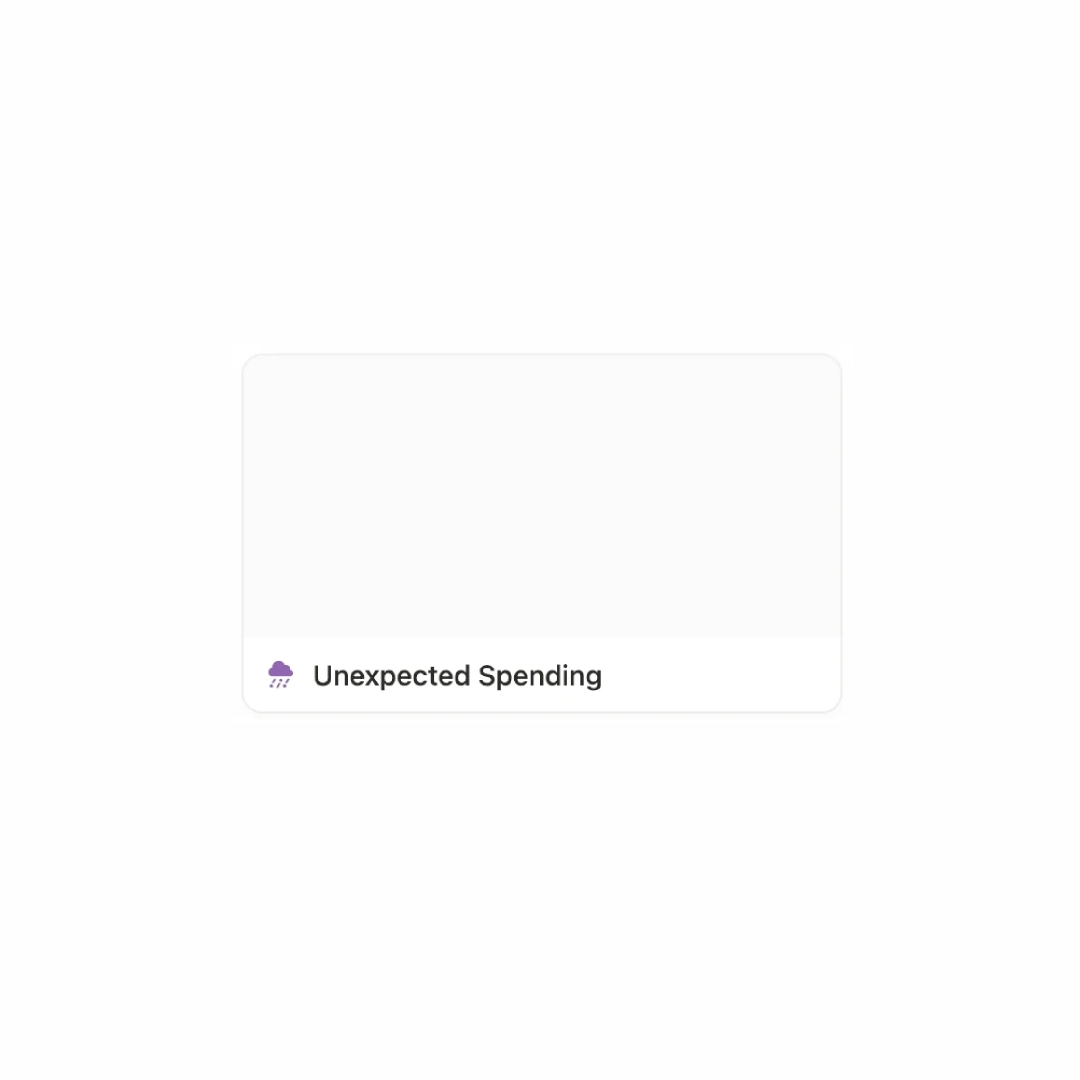 Unexpected Spending Module