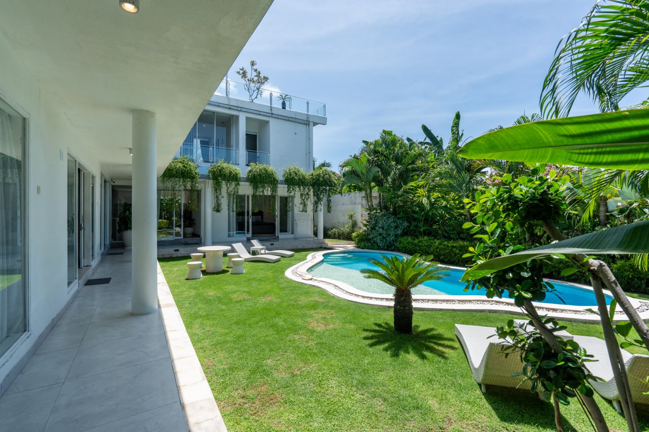 A completed 5-bedroom villa in Canggu