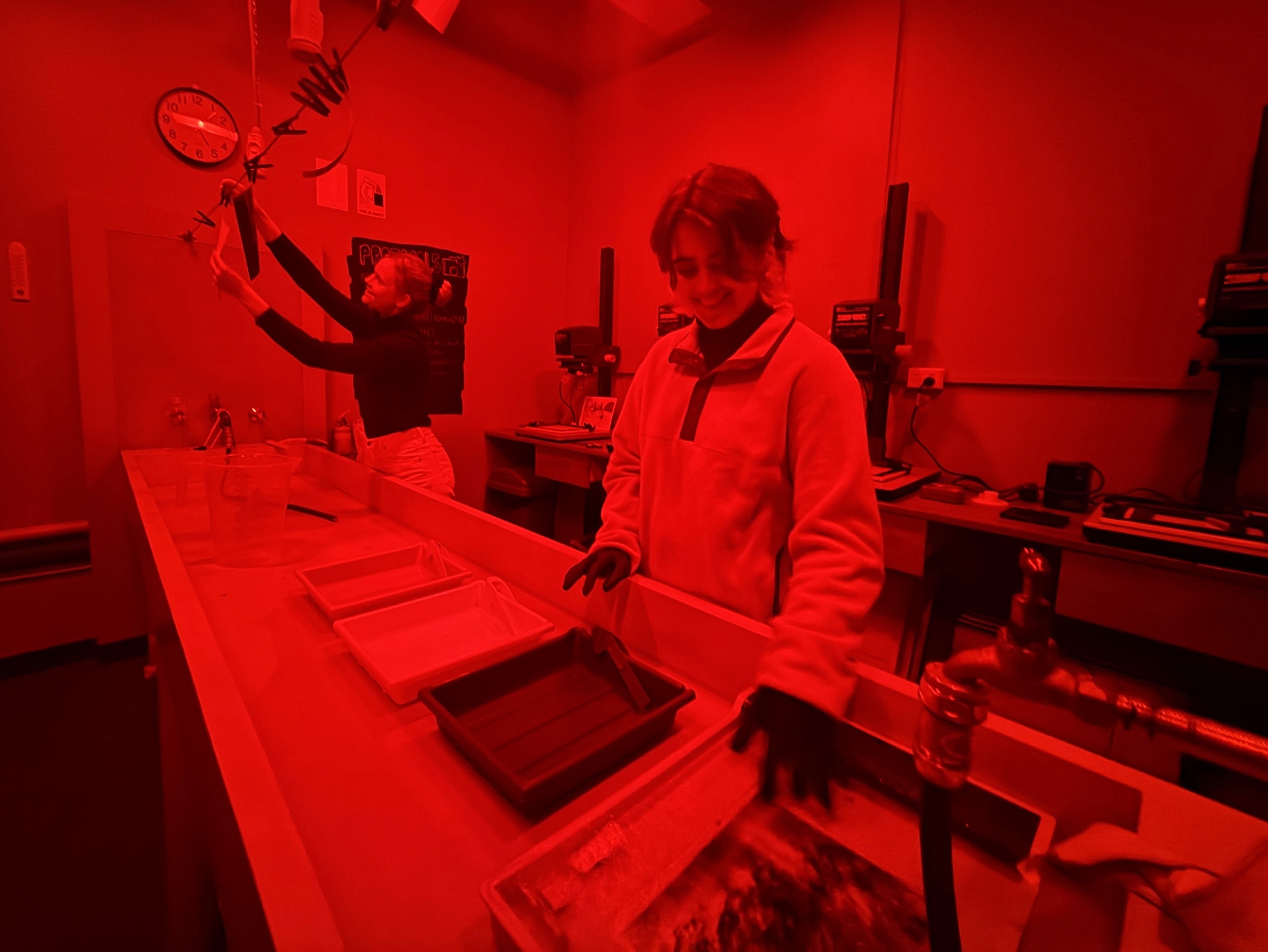 film development sinkin safelight at brunswick darkroom