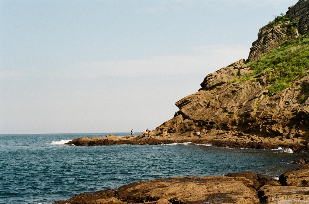a cell phone with a yellow rectangular screen