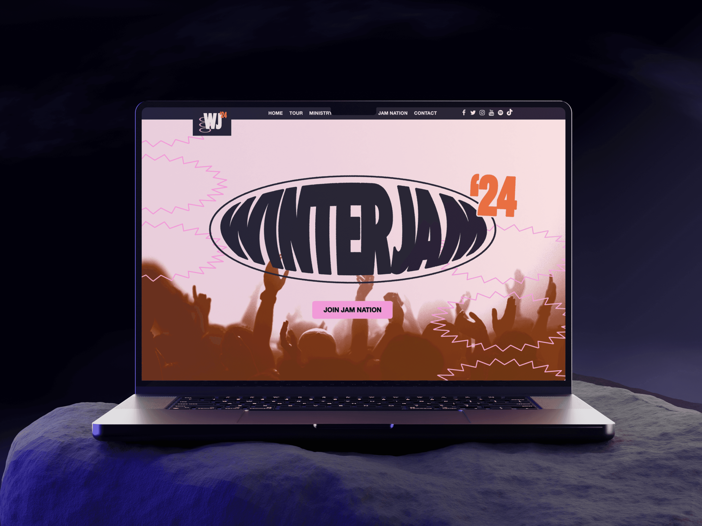 Winter Jam 24' homepage