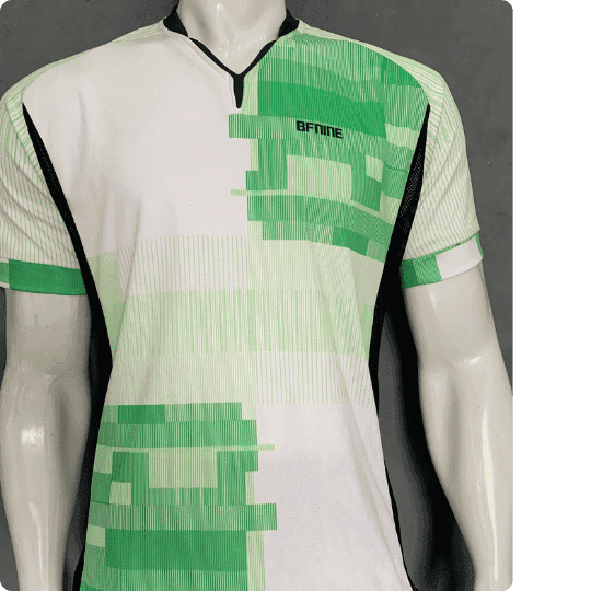 Modelagem Gola Y esportiva profissional aplicada em camiseta sublimada