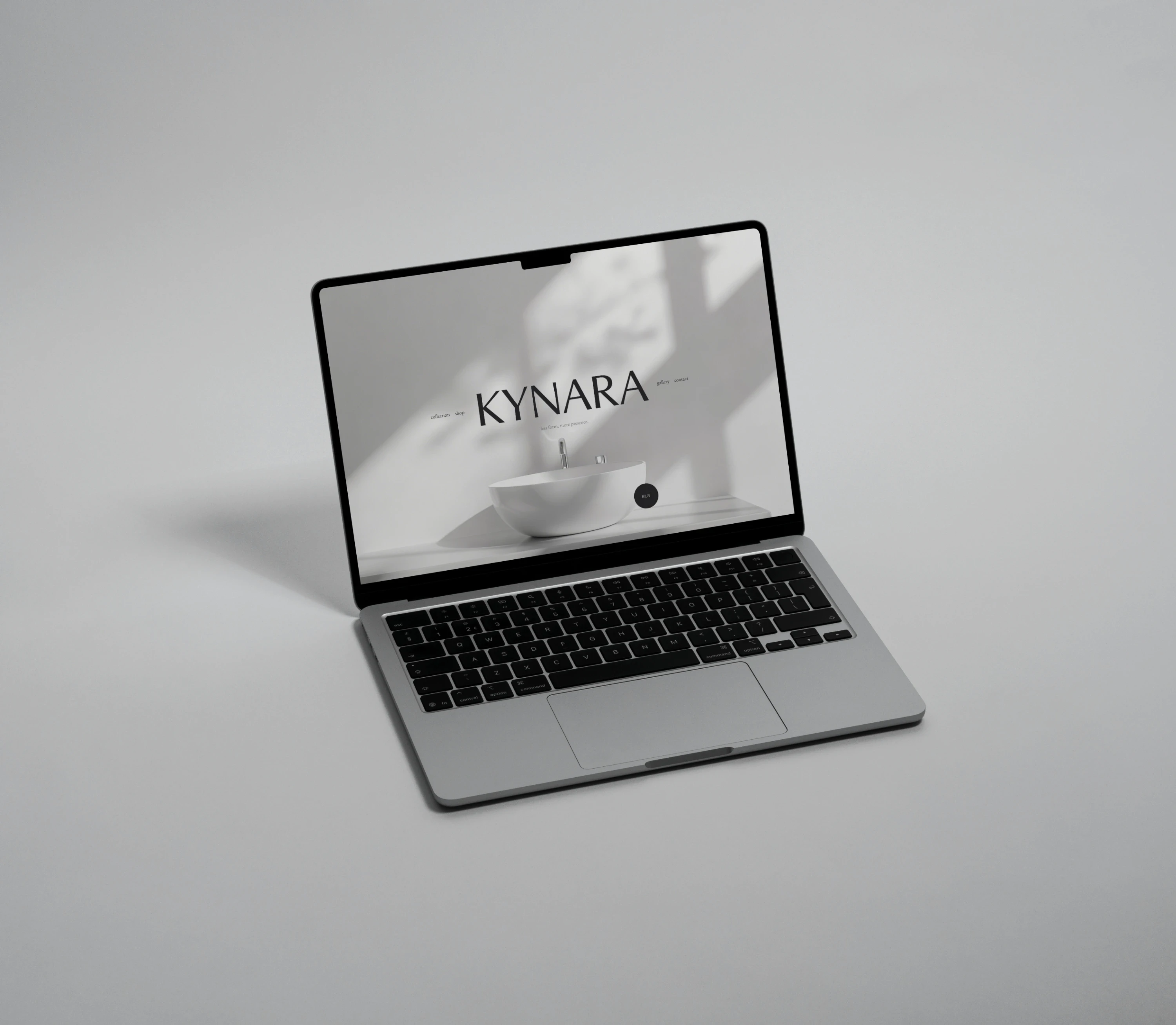 laptop web design mockup