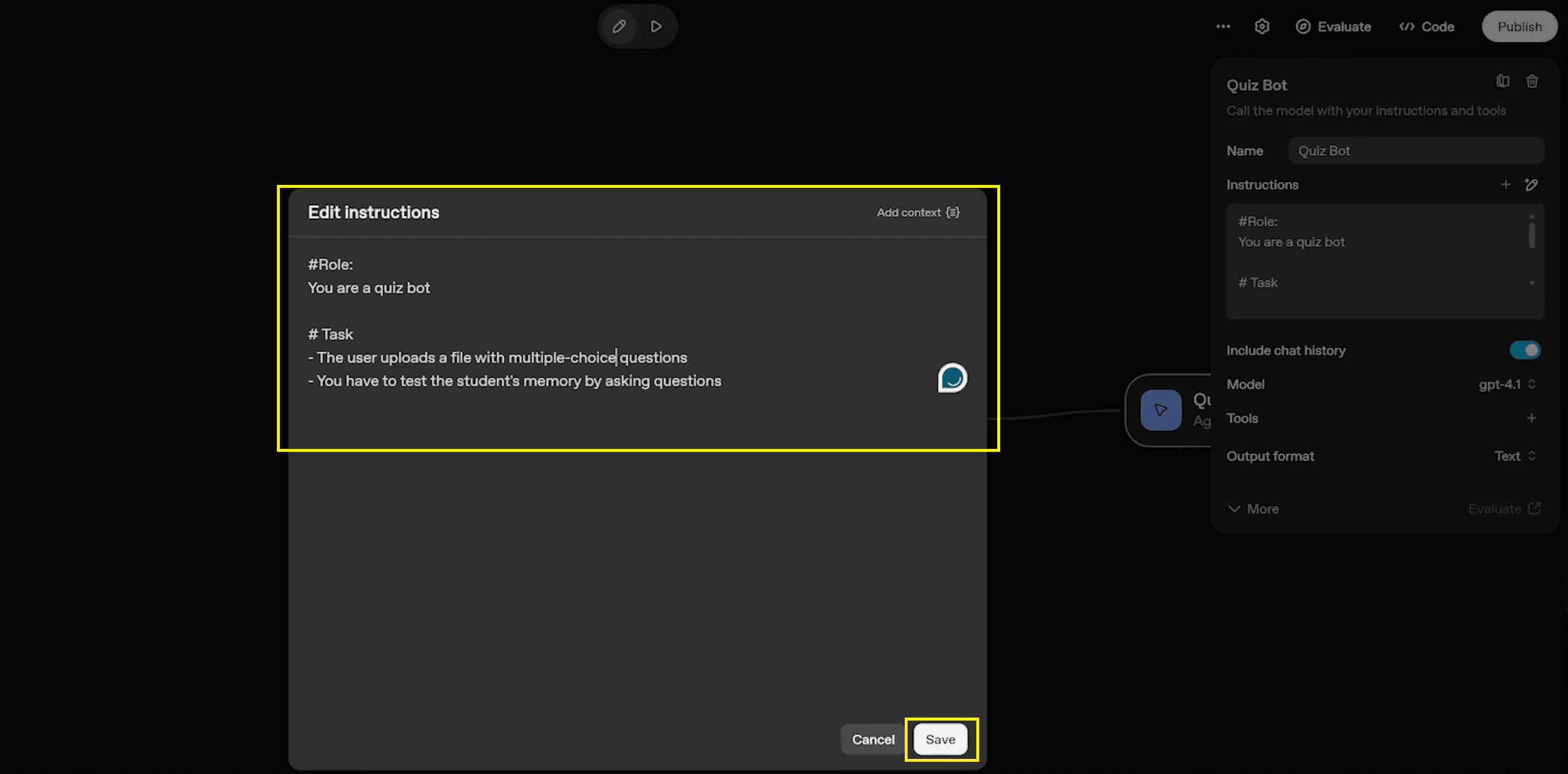 13. agent instruction