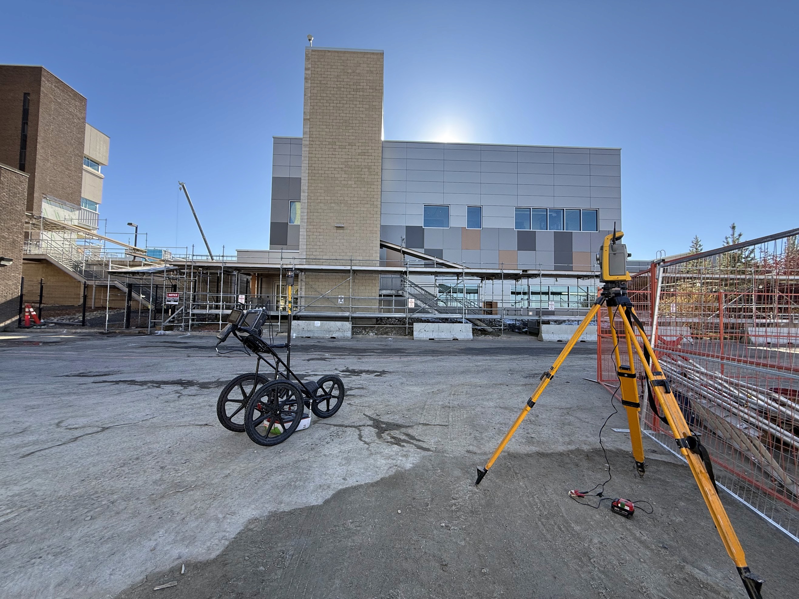Two ladies having a conversation inside meeting room