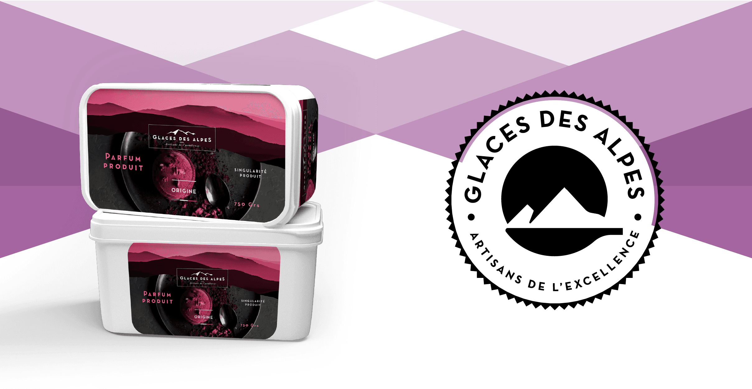 Packaging glace