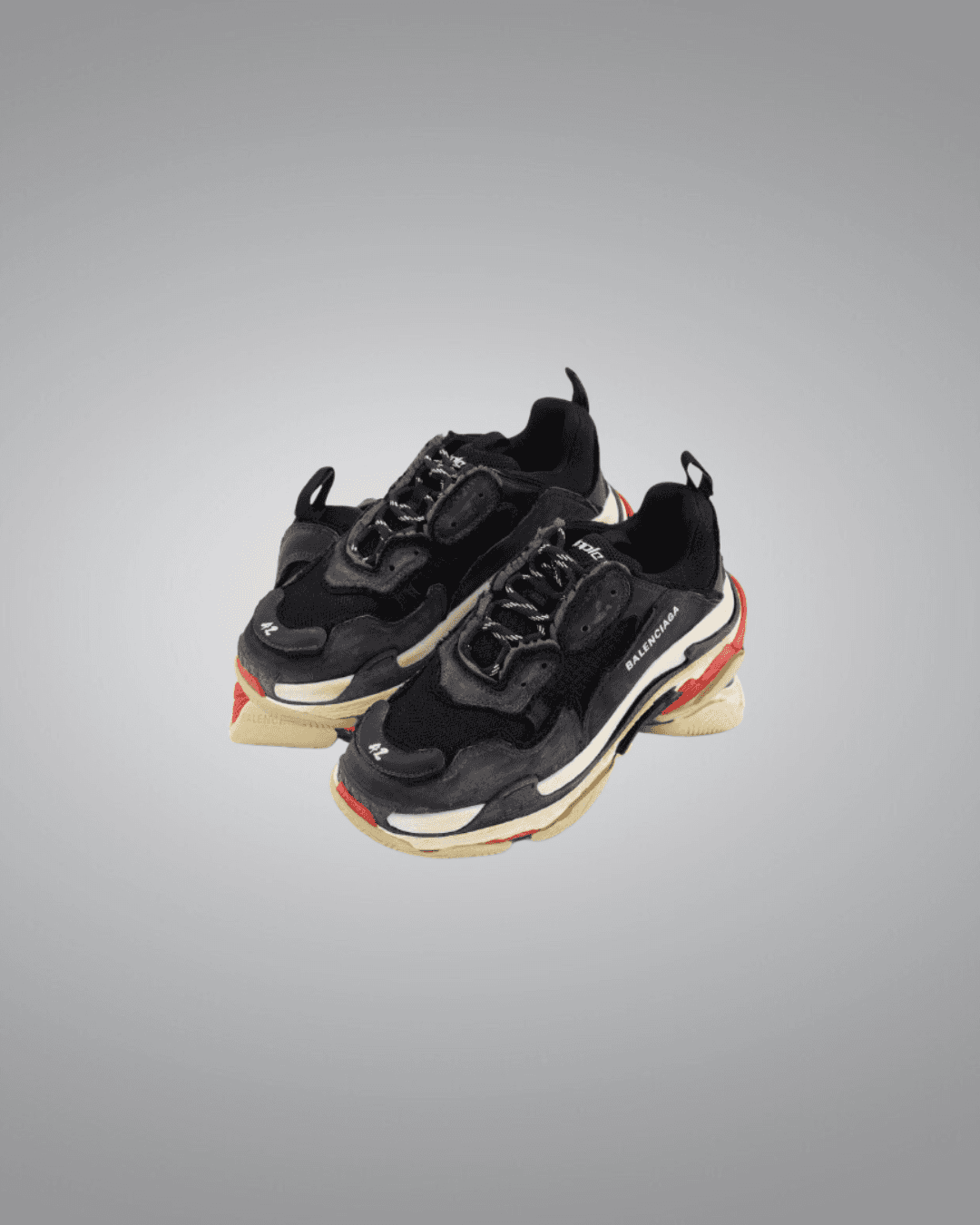 Balenciaga Black Triple S Trainers