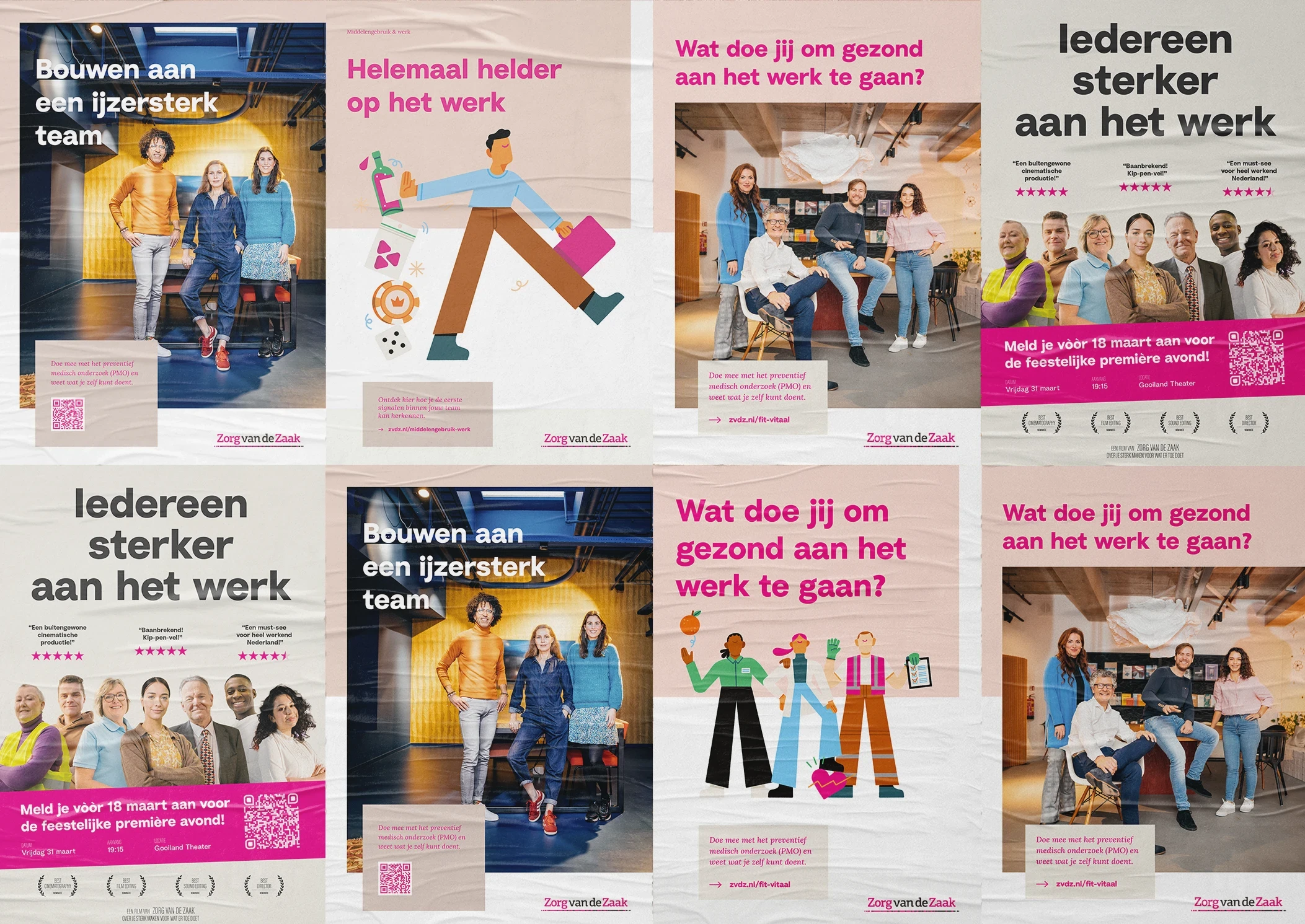 Grafisch Ontwerp Zorg van de Zaak posters