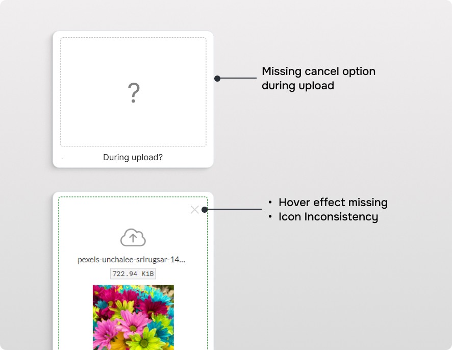 Image to show absense of cancel option
