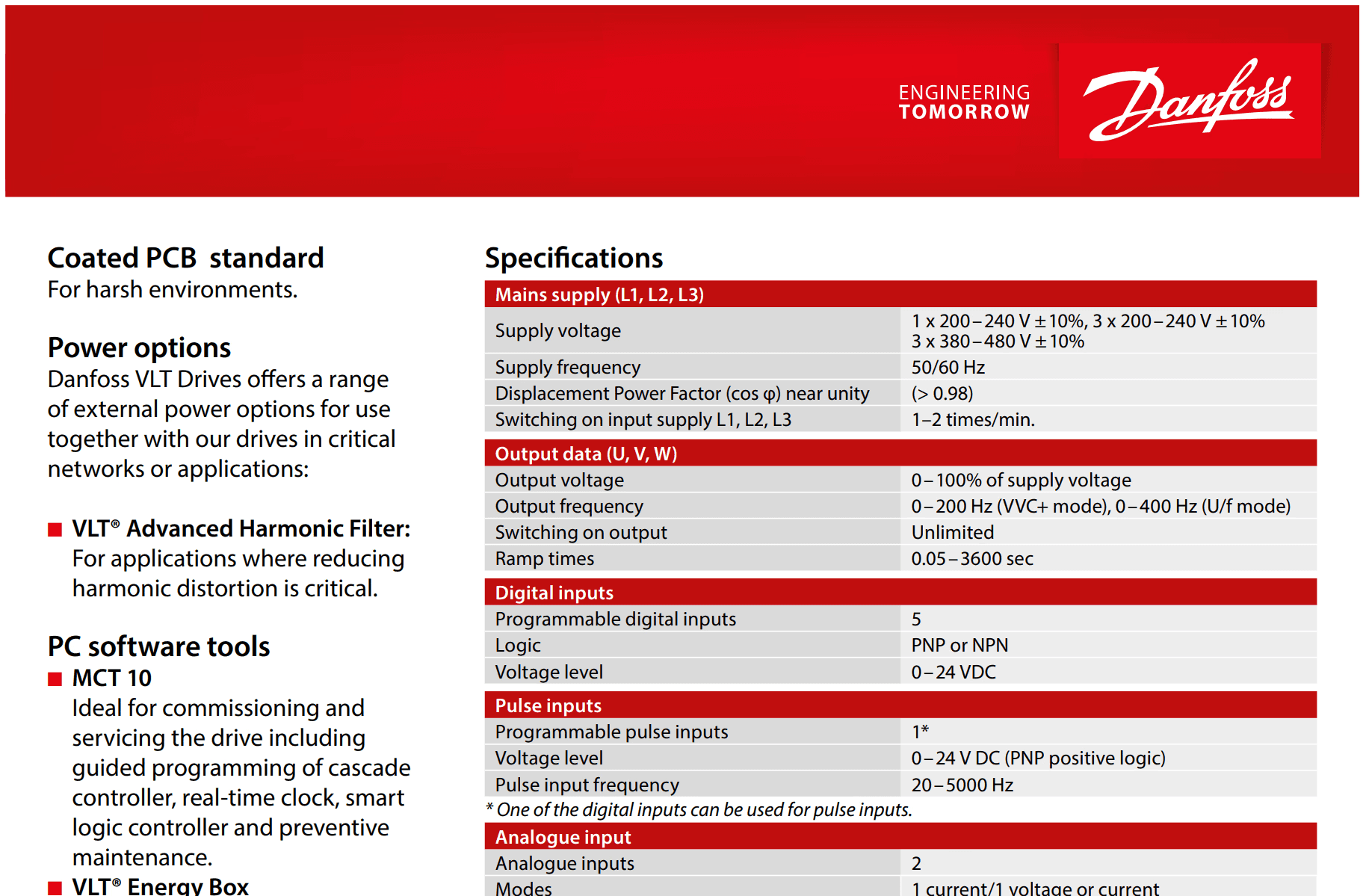 part of a Danfoss brochure