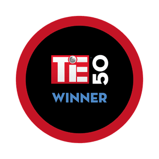 The TiE50 Winner badge