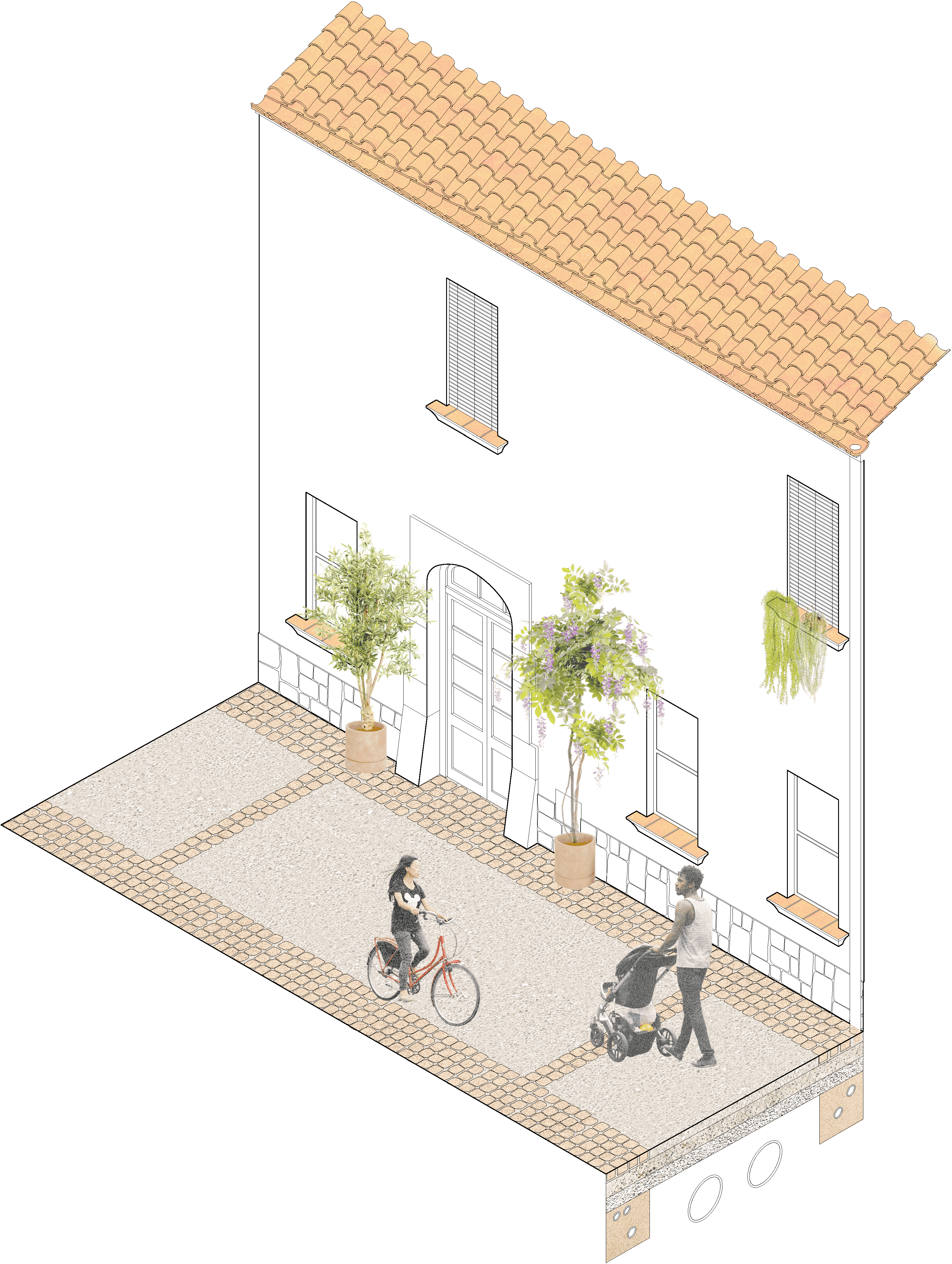 Concurso reurbanización del barri del Rost en Alella