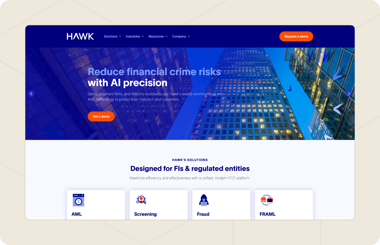 Hawk website