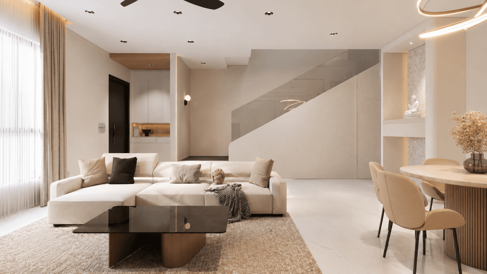 Project thumbnail image showcasing a modern interior design.