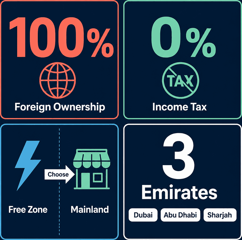 Infographic: Business Setup Services in the UAE: What Every Entrepreneur Should Know