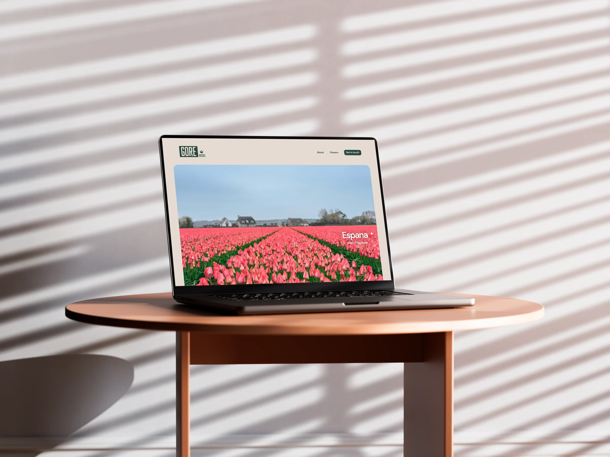 GORE website homepage on a laptop mockup