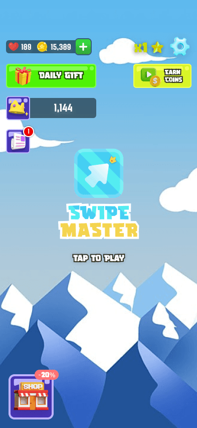 Swipe Master screen 13