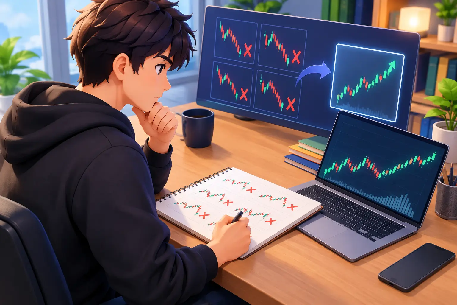 Dashboard of Leaprr trading journal