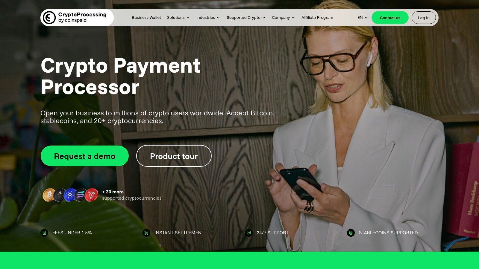 CryptoProcessing by CoinsPaid