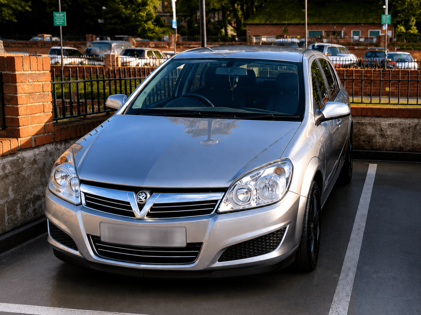 Silver Vauxhall Astra after Exterior Detail