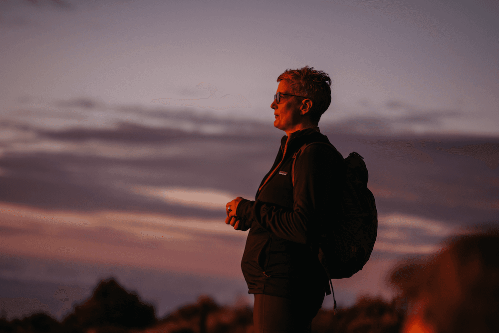 Chris at sunrise in Portugal