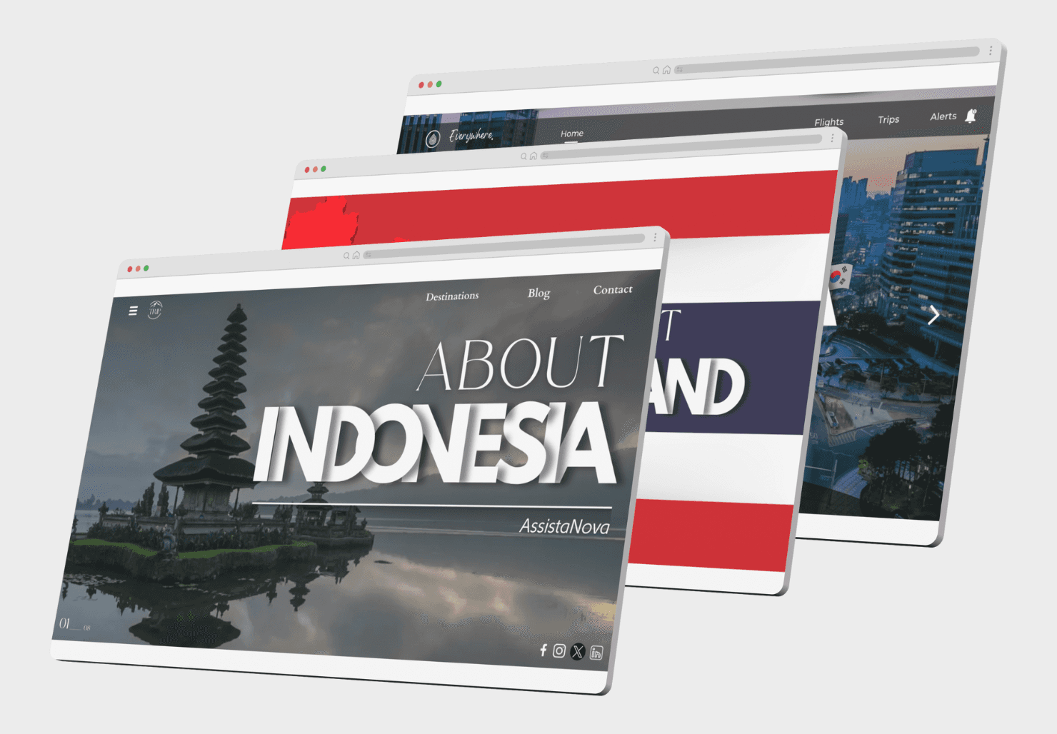 Peru profile design - Canva Presentation Templates example