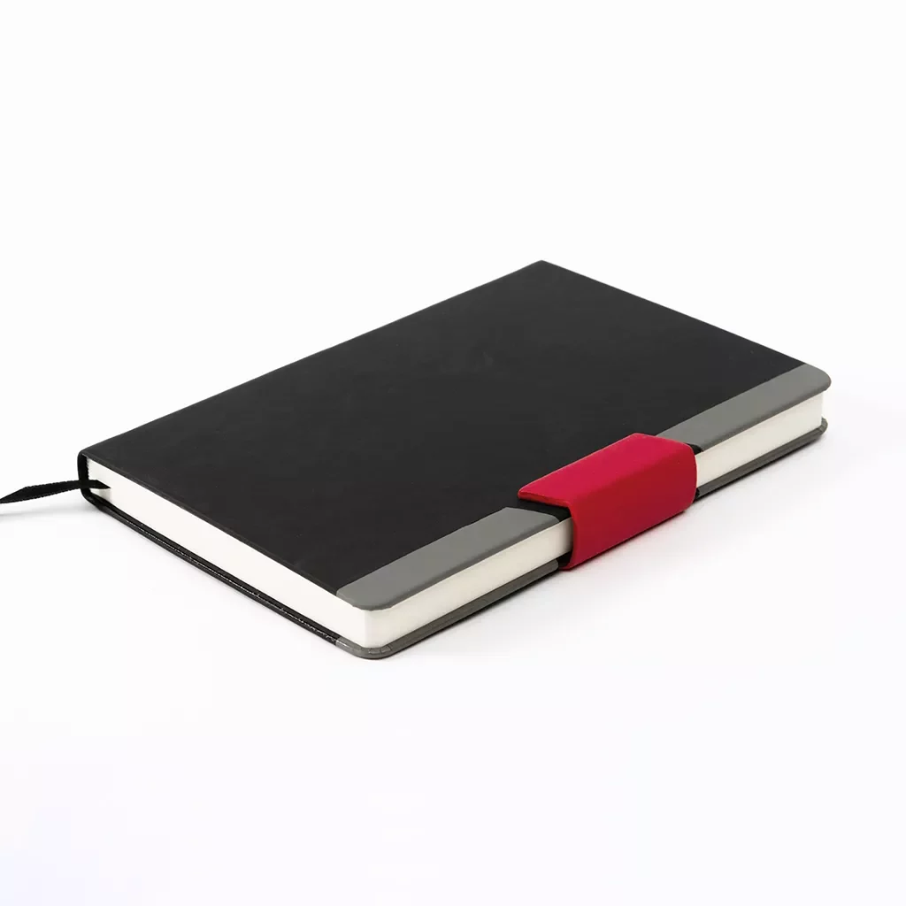 A5 hardcover notebook with magnetic closure