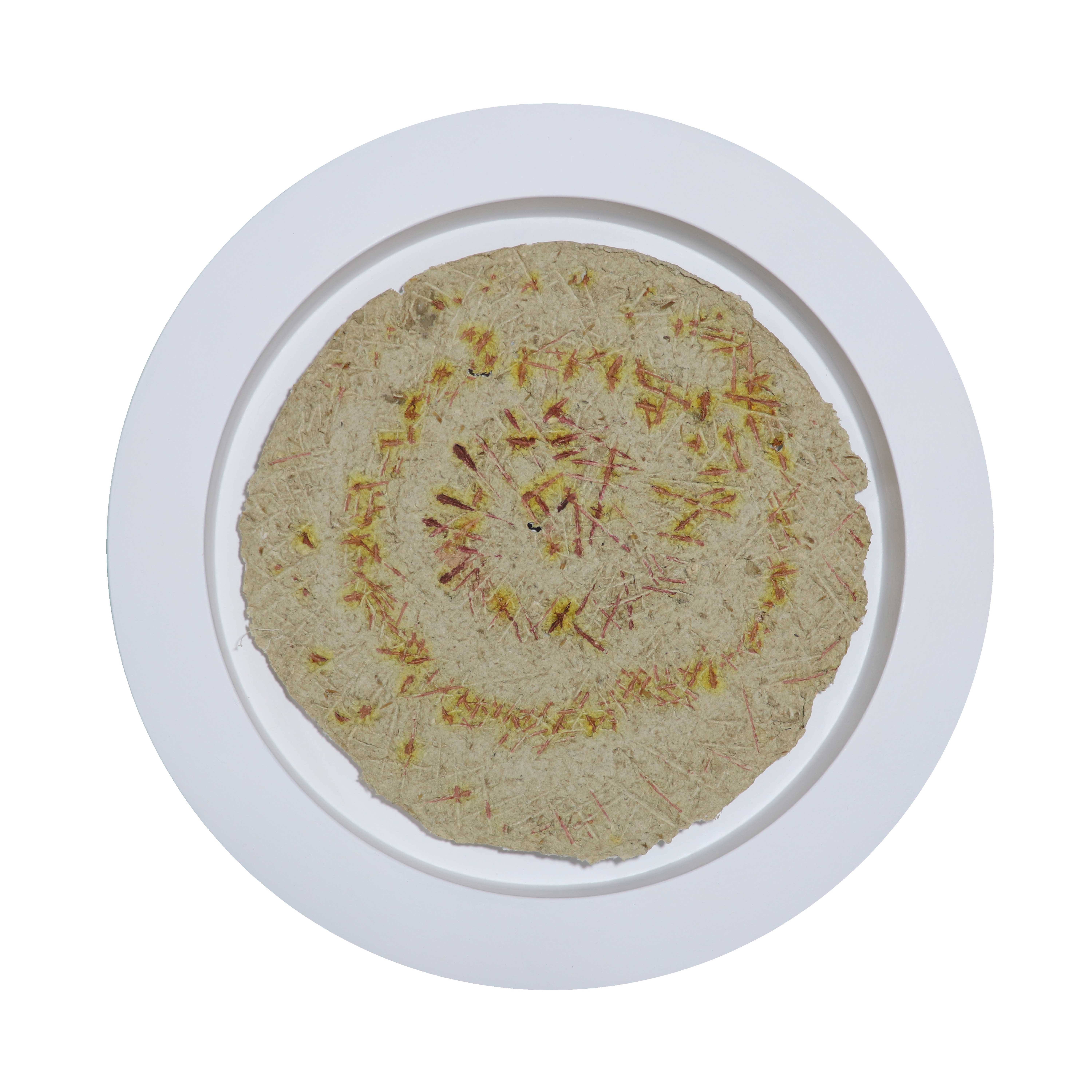 herd of sheep on road painting