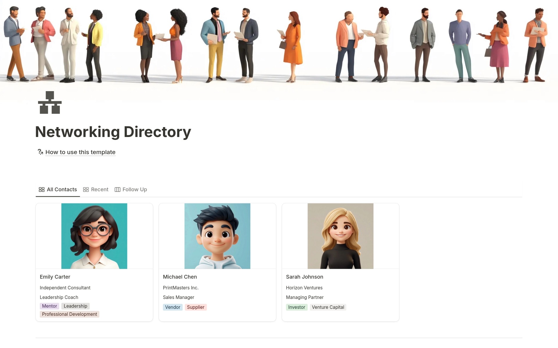 Networking Directory Screenshot