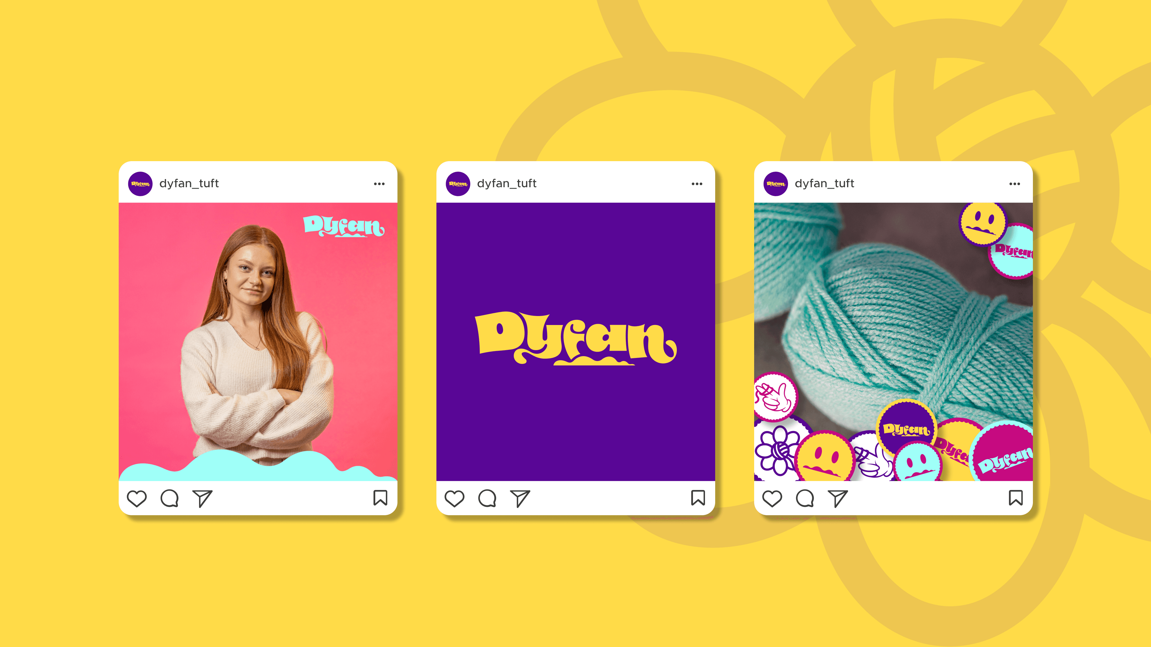 Instagram posts design concept