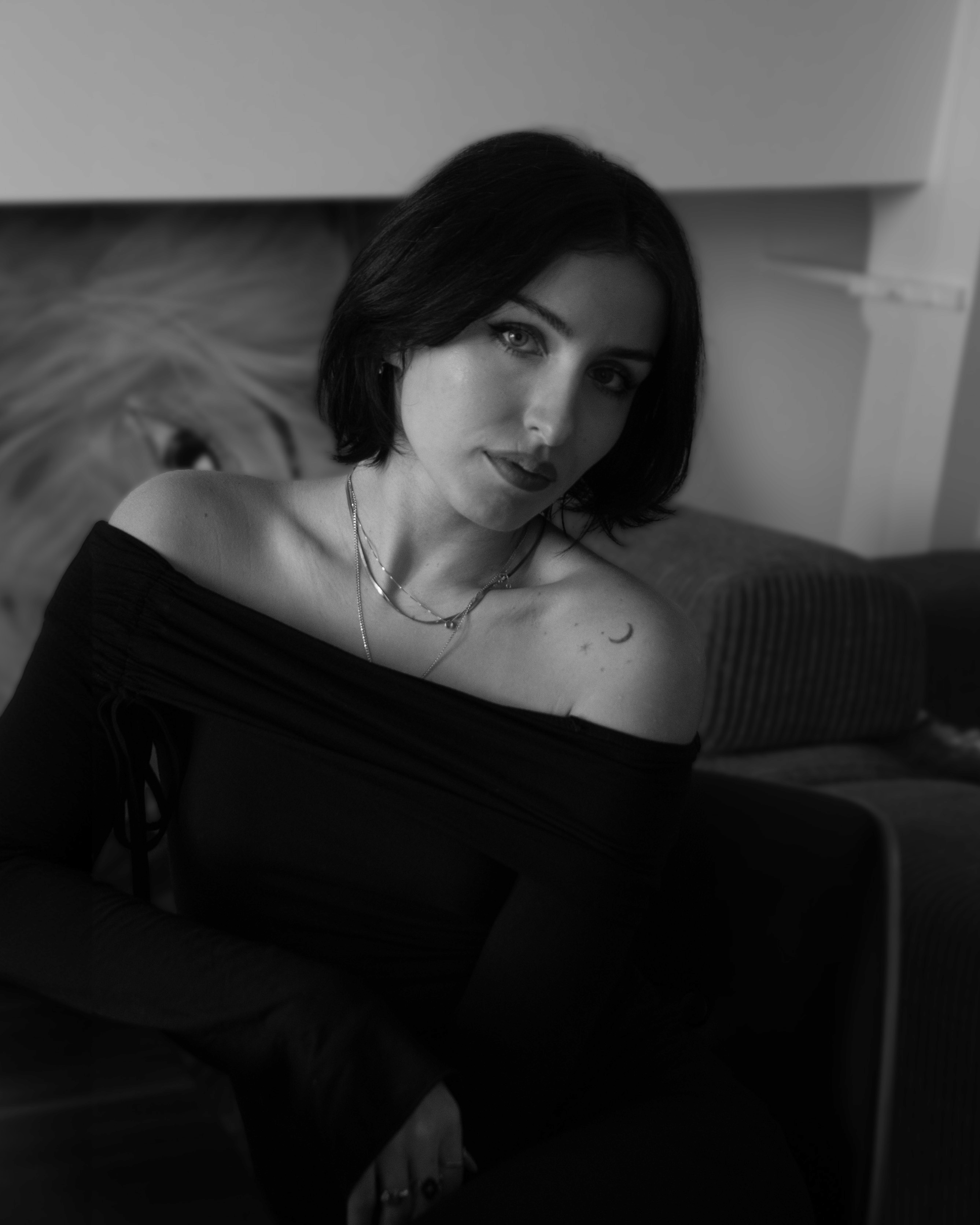 a female model