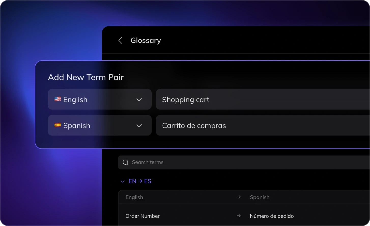 Glossary & Terminology