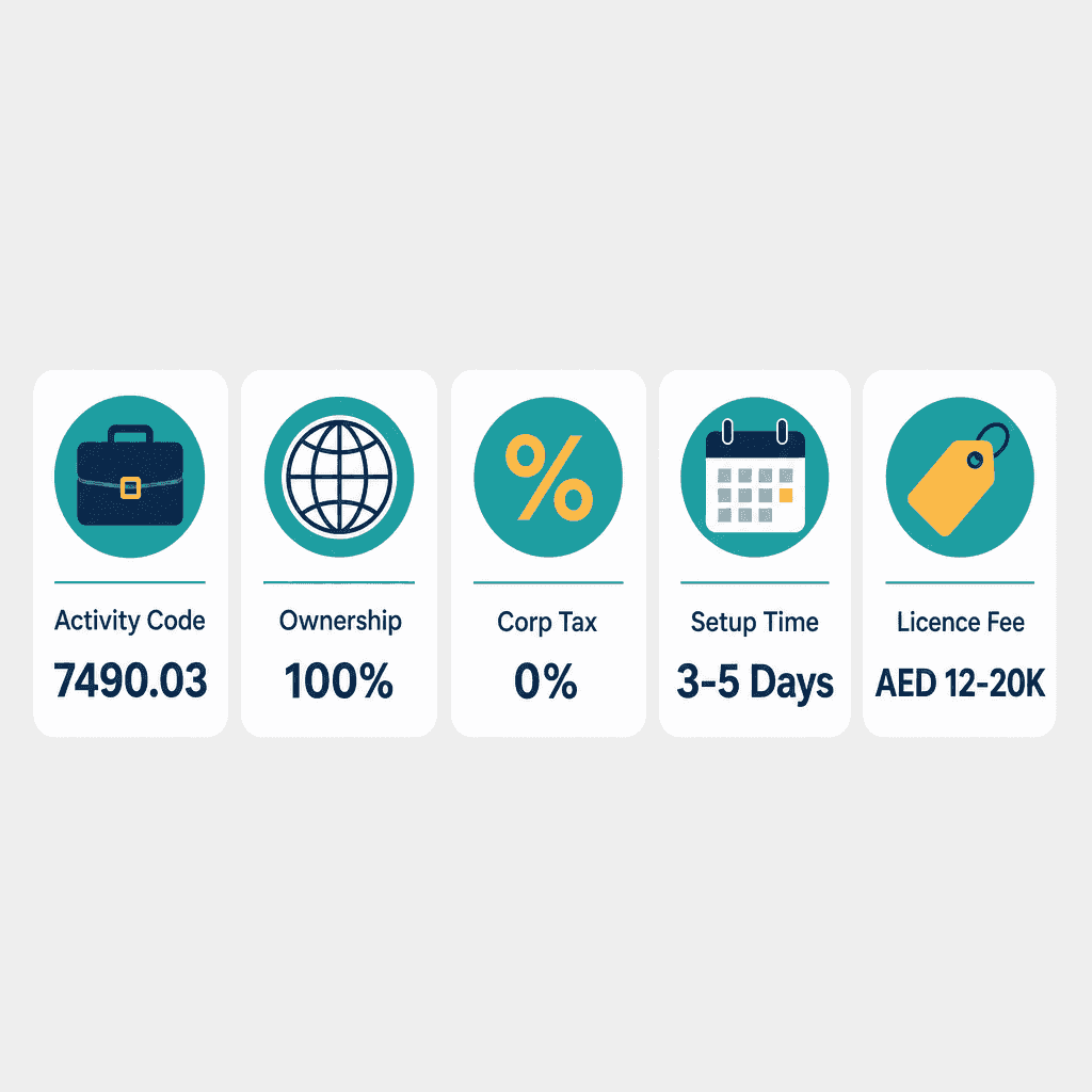 Infographic: Patent Brokerage Activities (Arranging For The Purchase And Sale Of Patents) Business License in Dubai: Cost and Requirements