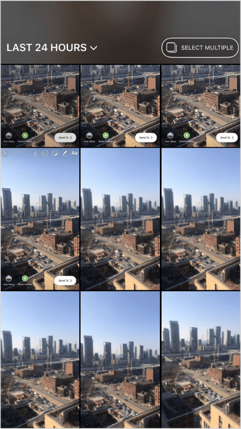 Transform the Live Photos into Boomerangs in indtagram