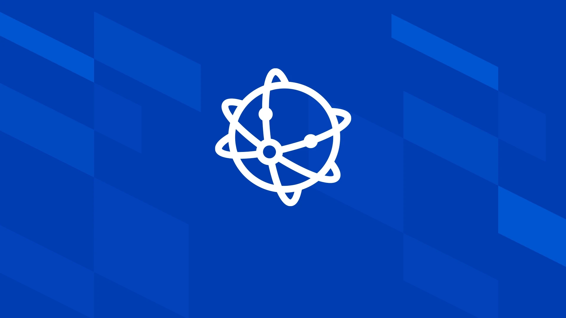 Stylized network icon on a blue background representing a Peppol Access Point provider for secure electronic document exchange.