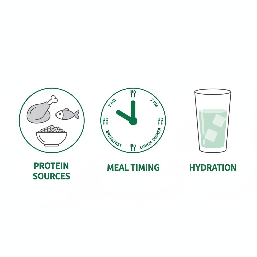 Nutrition essentials for women who strength train including protein and hydration